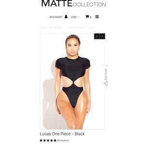 One piece bathing suit